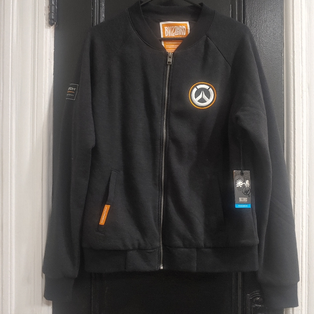 Overwatch Jacket Overwatch Fleece Bomber Jacket Men's BNWT - Picture 2 of 12